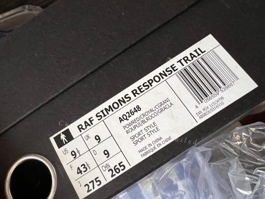 Raf Simons x Adidas Response Trail