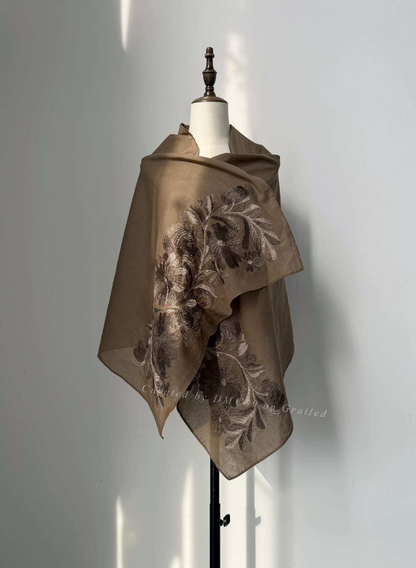 Comme des Garçons Tricot Embroidered Shawl