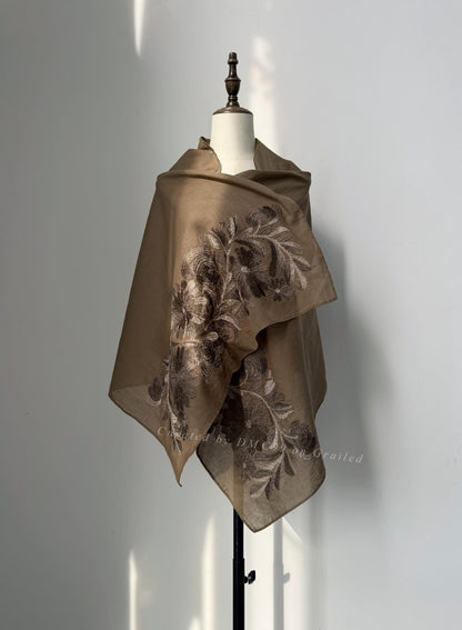 Comme des Garçons Tricot Embroidered Shawl