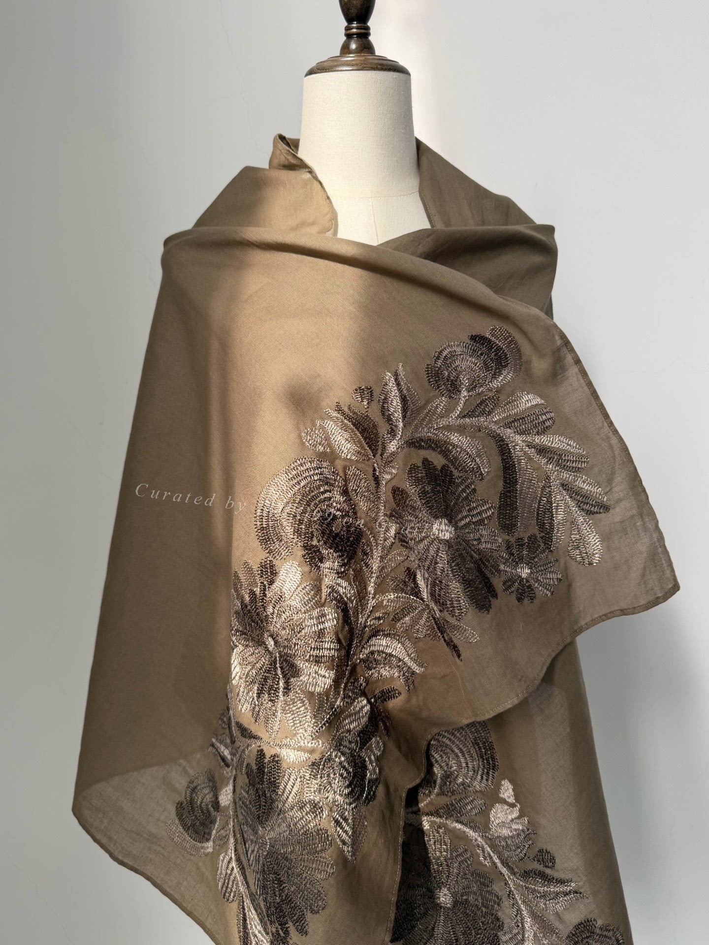 Comme des Garçons Tricot Embroidered Shawl