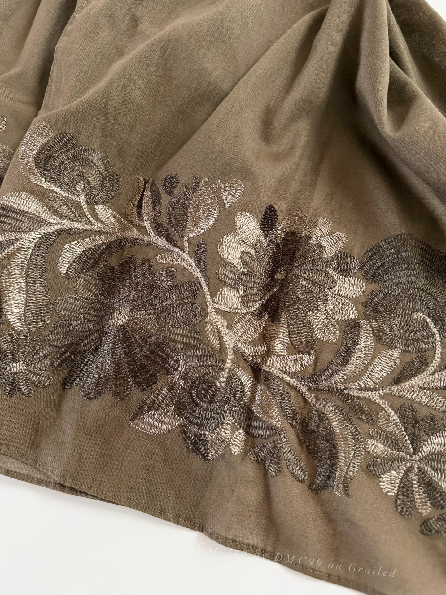 Comme des Garçons Tricot Embroidered Shawl
