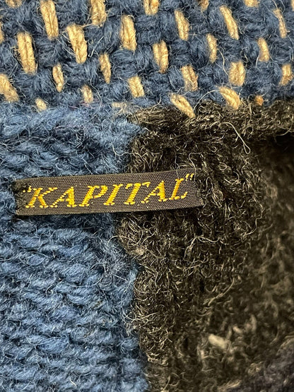 Kapital Short Wool Patchwork Robe