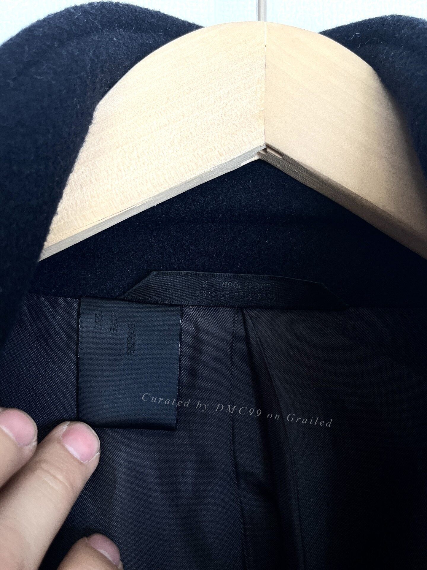 NHOOLYWOOD 22FW Wool Blend Oversized Blazer Coat