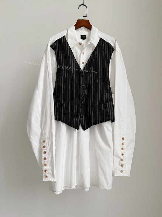 Jean Paul Gaultier Vintage Spliced Vest Shirt