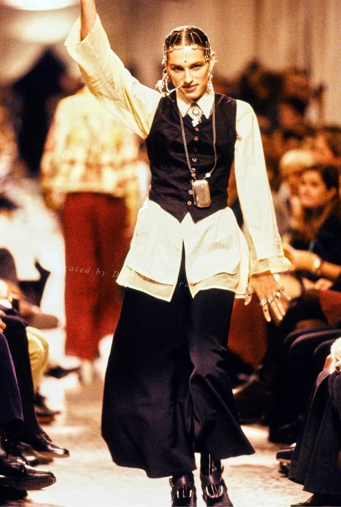 Jean Paul Gaultier Vintage Spliced Vest Shirt