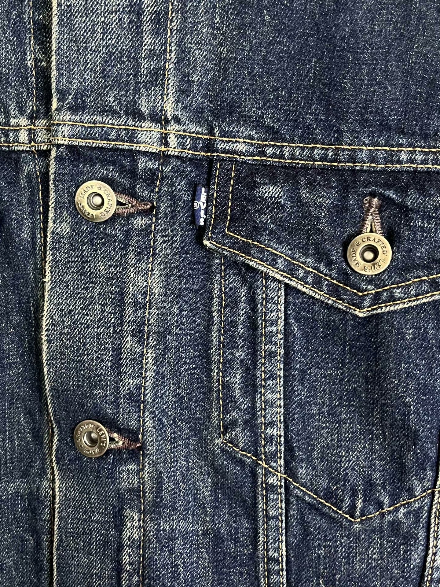Levi's LMC Men's Japan-Made Washed Denim Jacket
