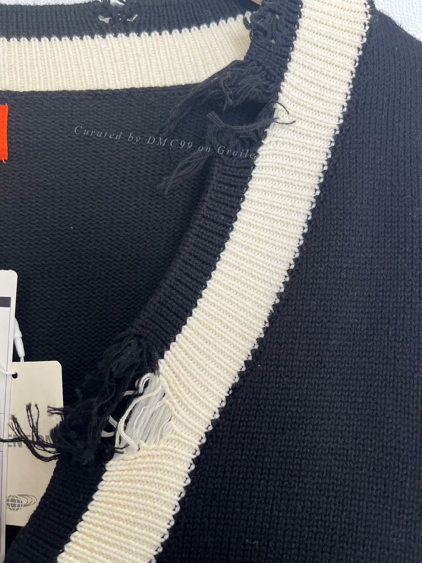 Beams Black V-Neck Knit Cardigan
