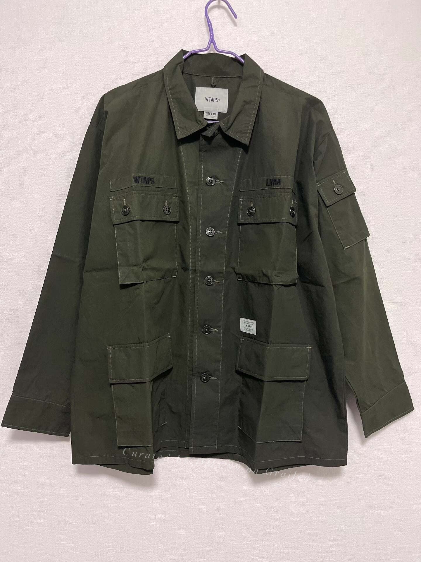 WTAPS Jungle LS 18SS Four-Pocket Shirt