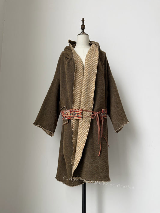 Kapital Vintage Hooded Robe Coat