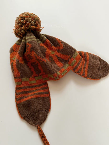 Vivienne Westwood Vintage Bear Skull Earmuff Hat