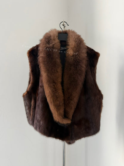 Jean Paul Gaultier 90s Mink Fur Vest