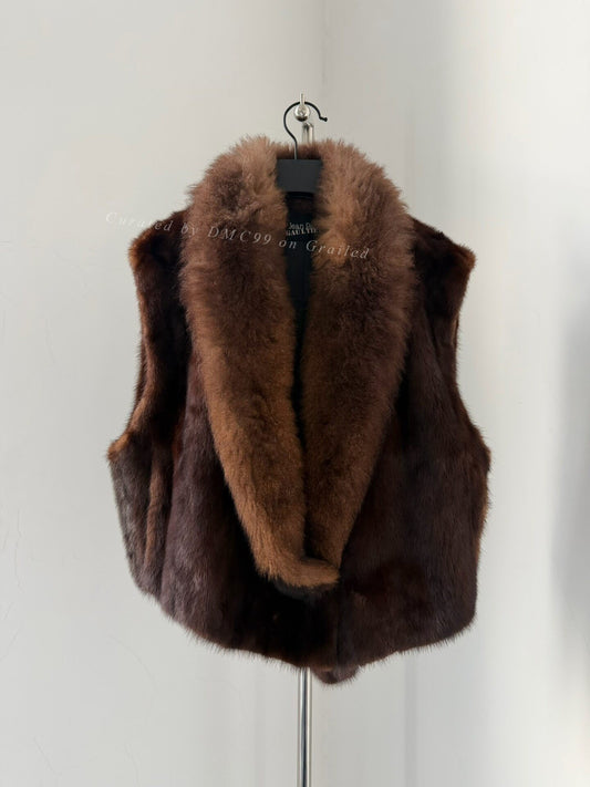 Jean Paul Gaultier 90s Mink Fur Vest