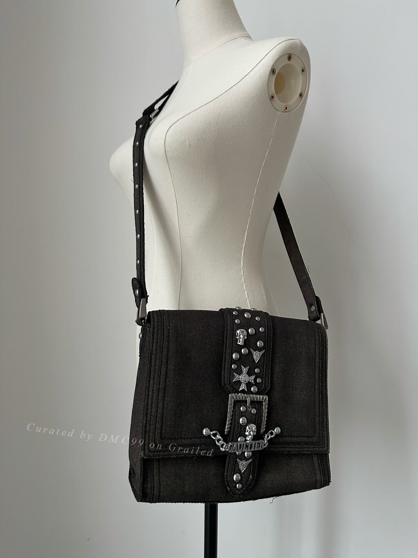 Jean Paul Gaultier Vintage Buckle Shoulder Bag