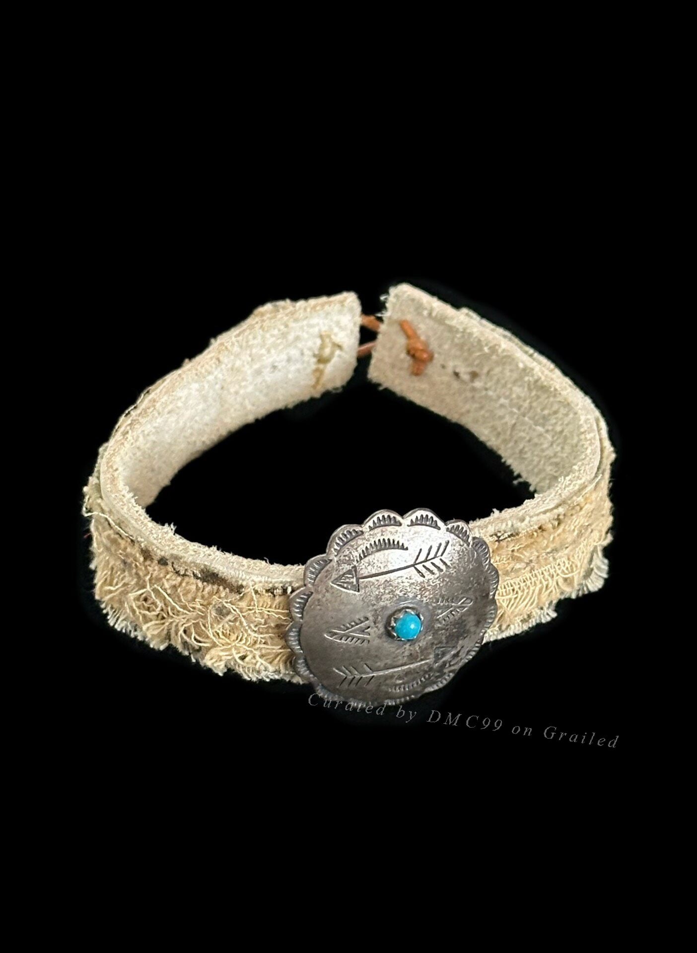 Kapital Leather Buckle Bracelet