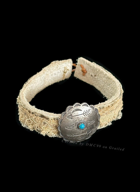 Kapital Leather Buckle Bracelet