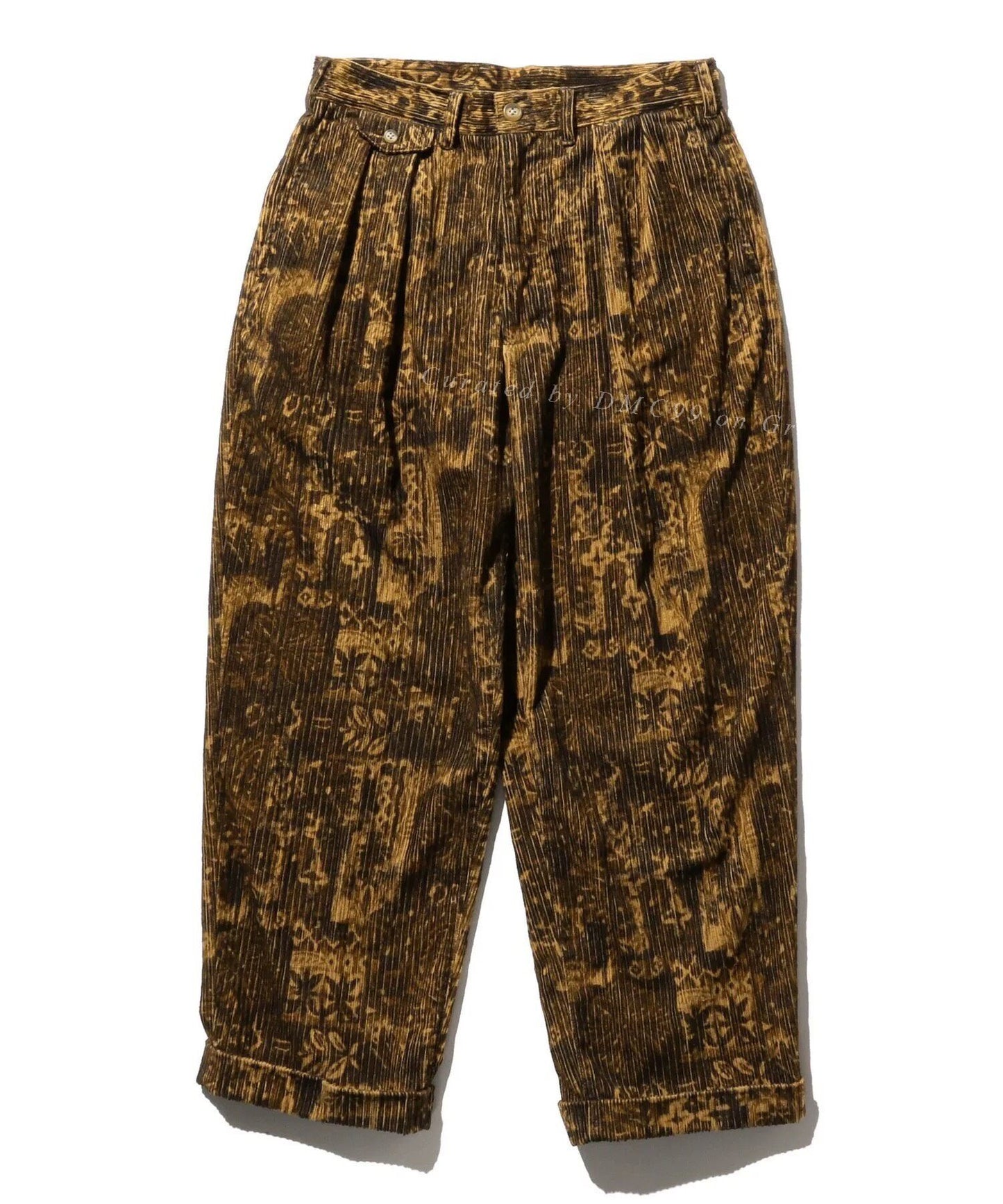 BEAMS PLUS Corduroy Retro Pattern Pants