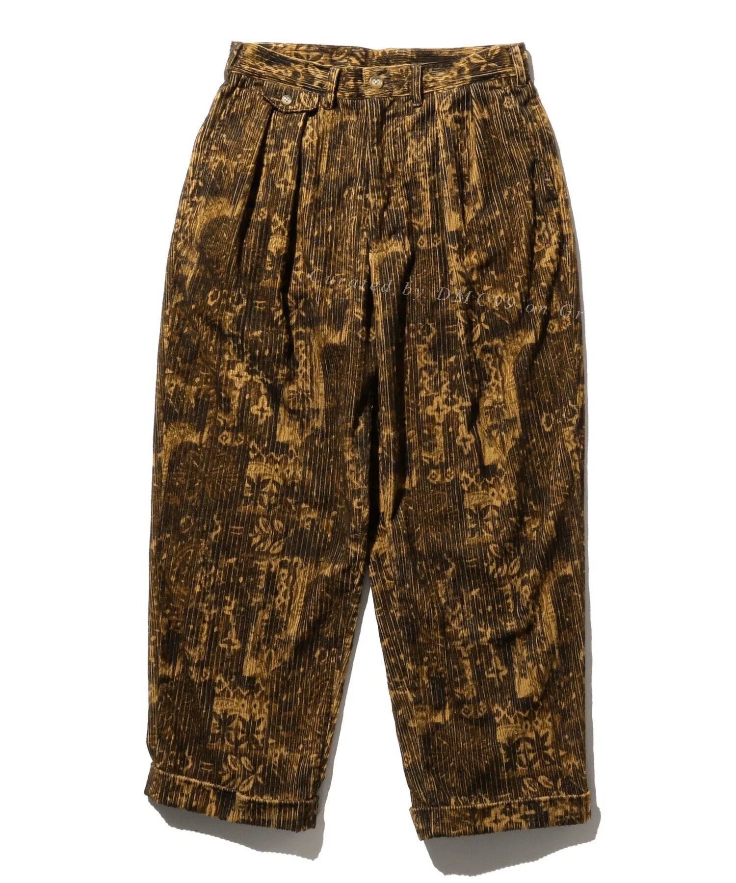 BEAMS PLUS Corduroy Retro Pattern Pants