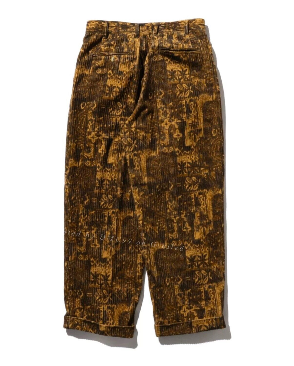 BEAMS PLUS Corduroy Retro Pattern Pants