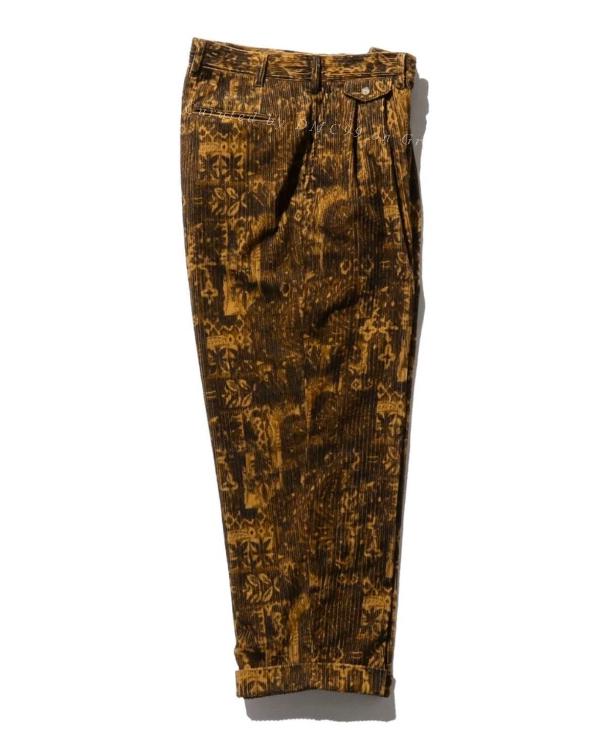 BEAMS PLUS Corduroy Retro Pattern Pants