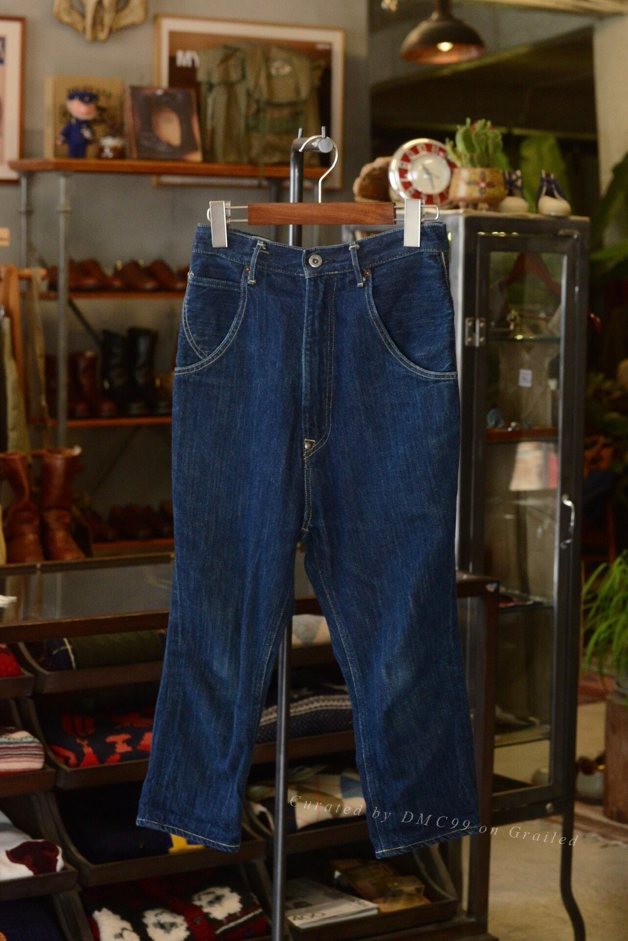Kapital Denim Cropped Jodhpurs