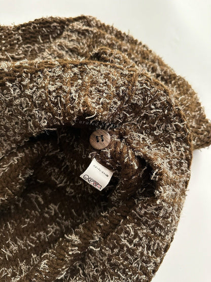 Y's for Men Snowflake Knit Cardigan