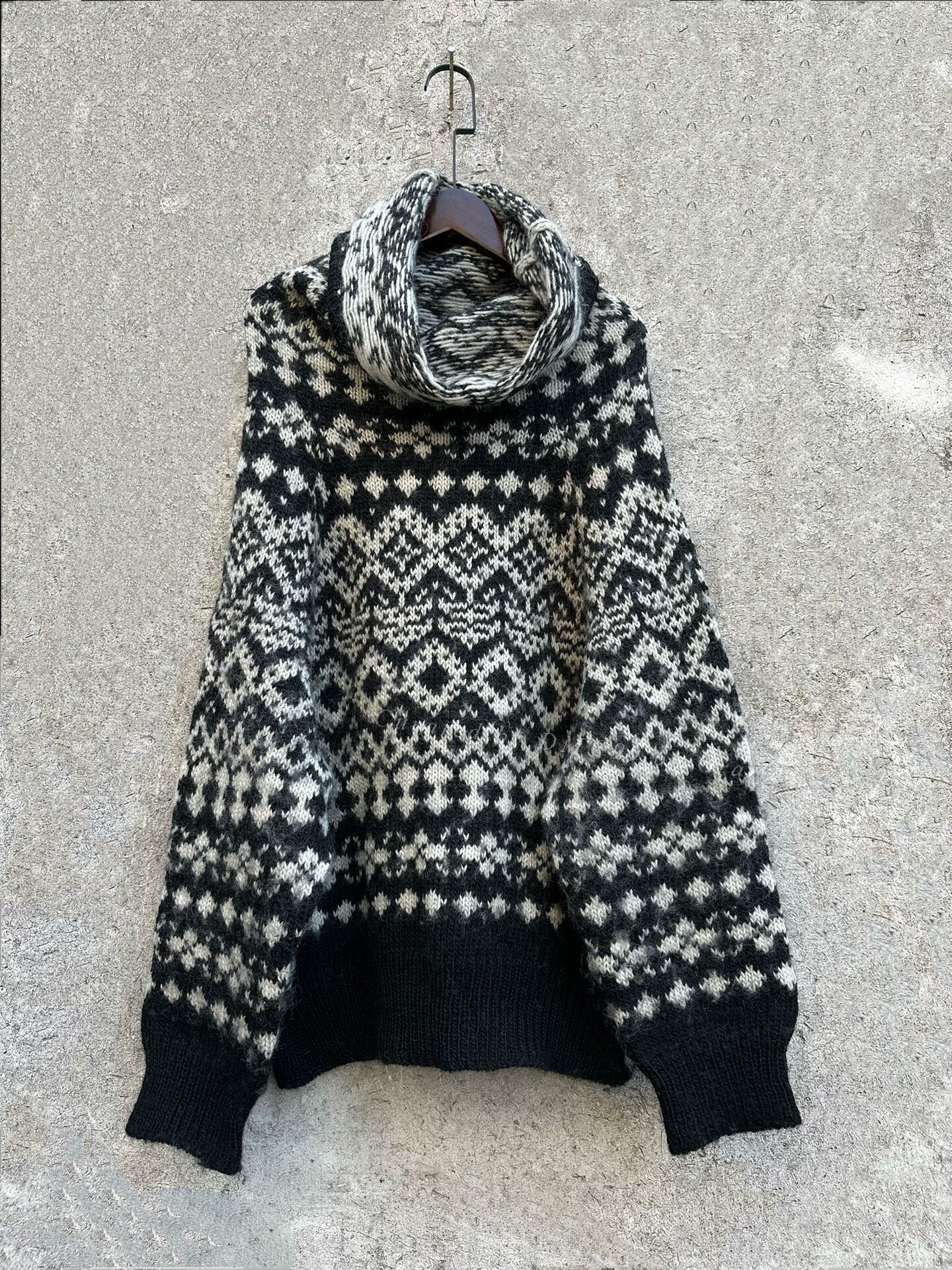 Yohji Yamamoto 11AW Geometric Sweater