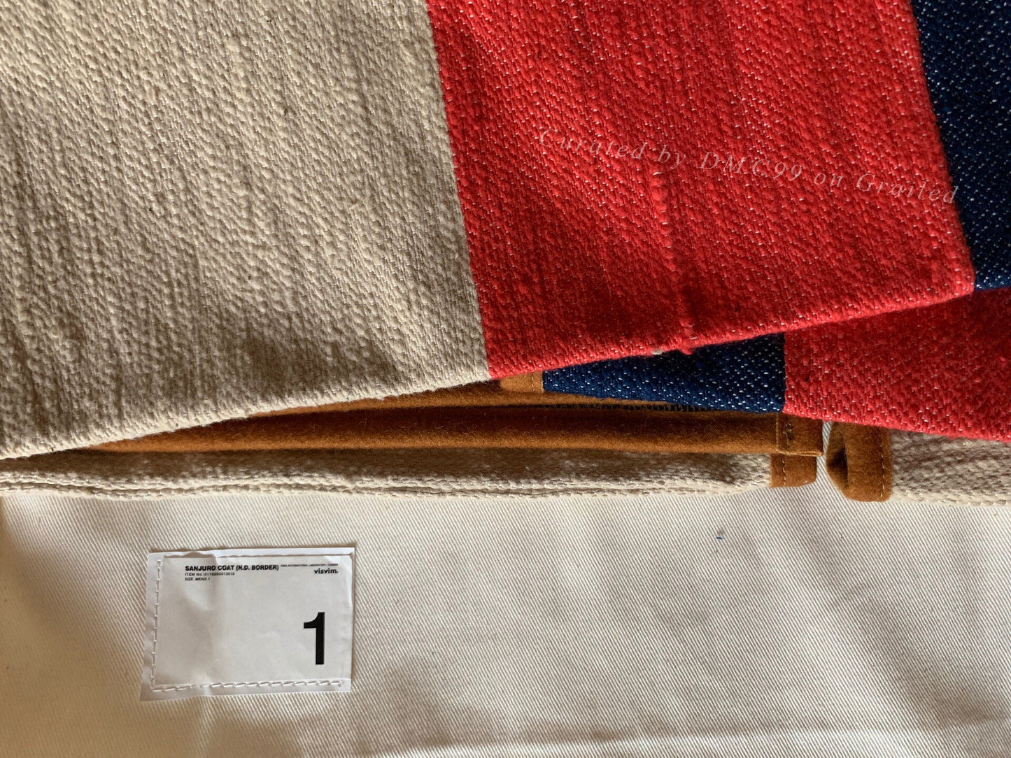 visvim sanjuro n.d border robe