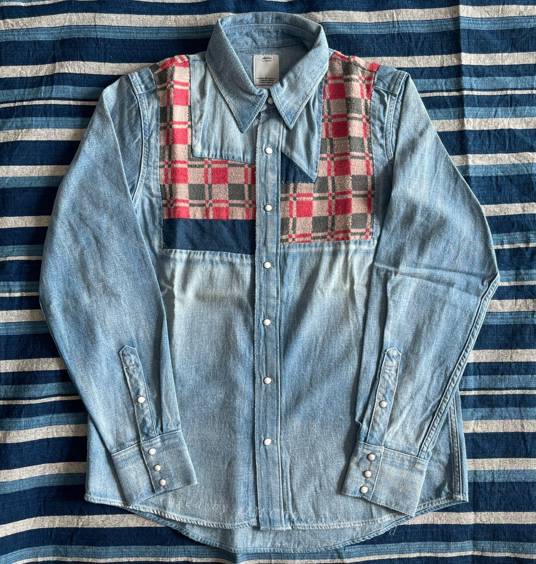 visvim ss shirt dmgd (p.w.)