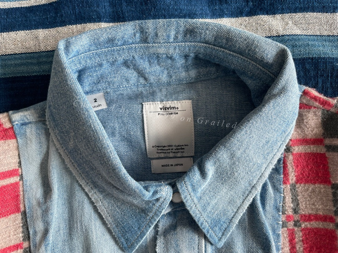 visvim ss shirt dmgd (p.w.)