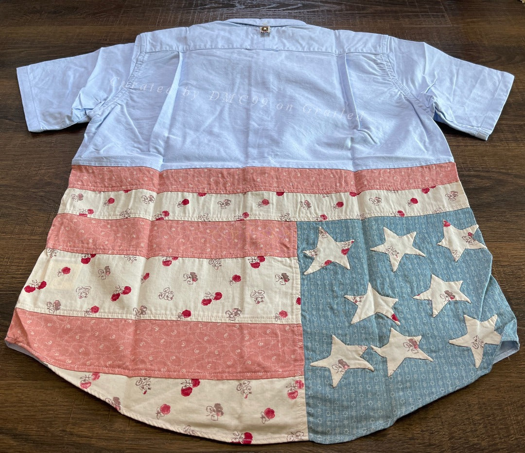VISVIM GIZA Flag Short-Sleeve Shirt