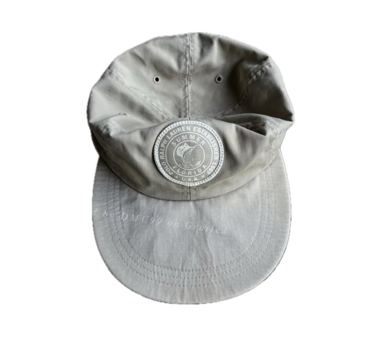 Vintage 1990s Ralph Lauren Fishing Print Cap