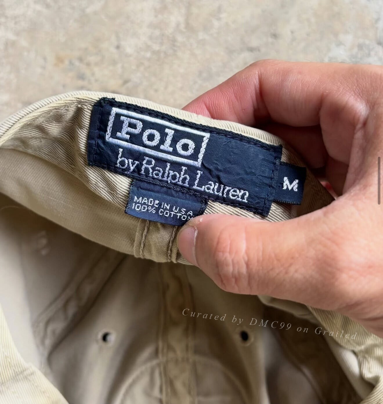 Vintage 1990s Ralph Lauren Fishing Print Cap