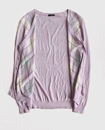 Vintage Y's by Yohji Yamamoto Argyle Cardigan