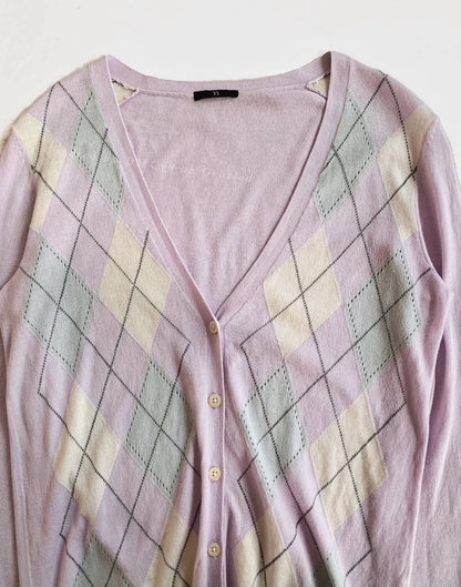 Vintage Y's by Yohji Yamamoto Argyle Cardigan