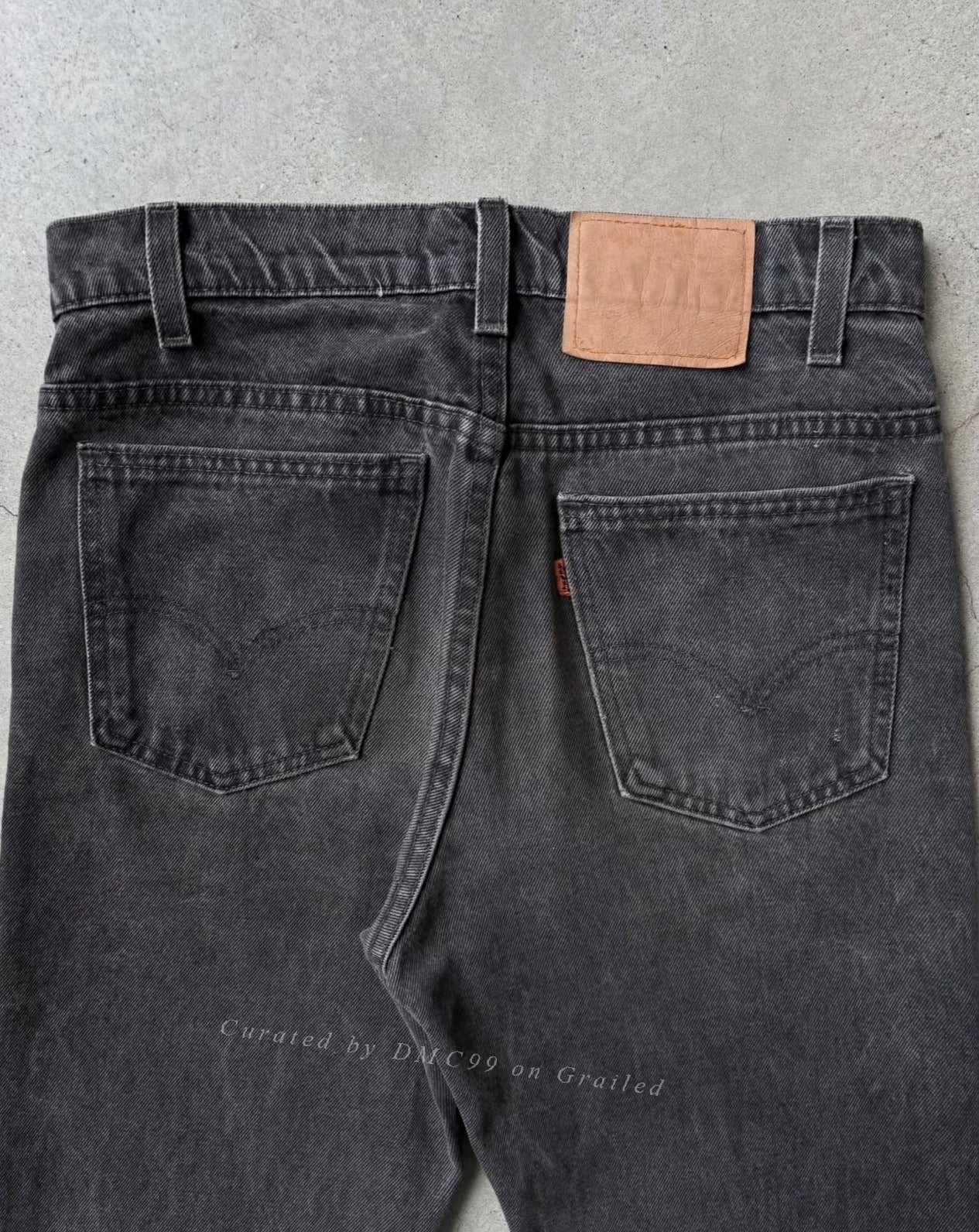 Vintage Levi's 1990s 517 Orange Tab Black