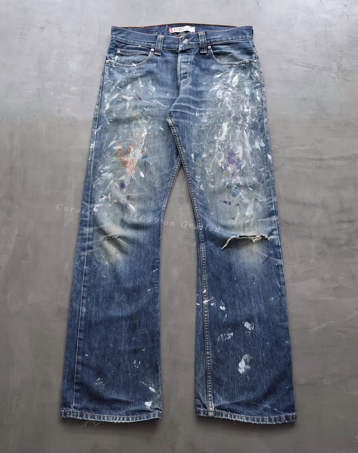 Vintage Levis 512 Distressed Denim Pants