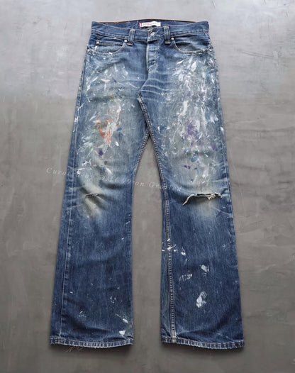 Vintage Levis 512 Distressed Denim Pants