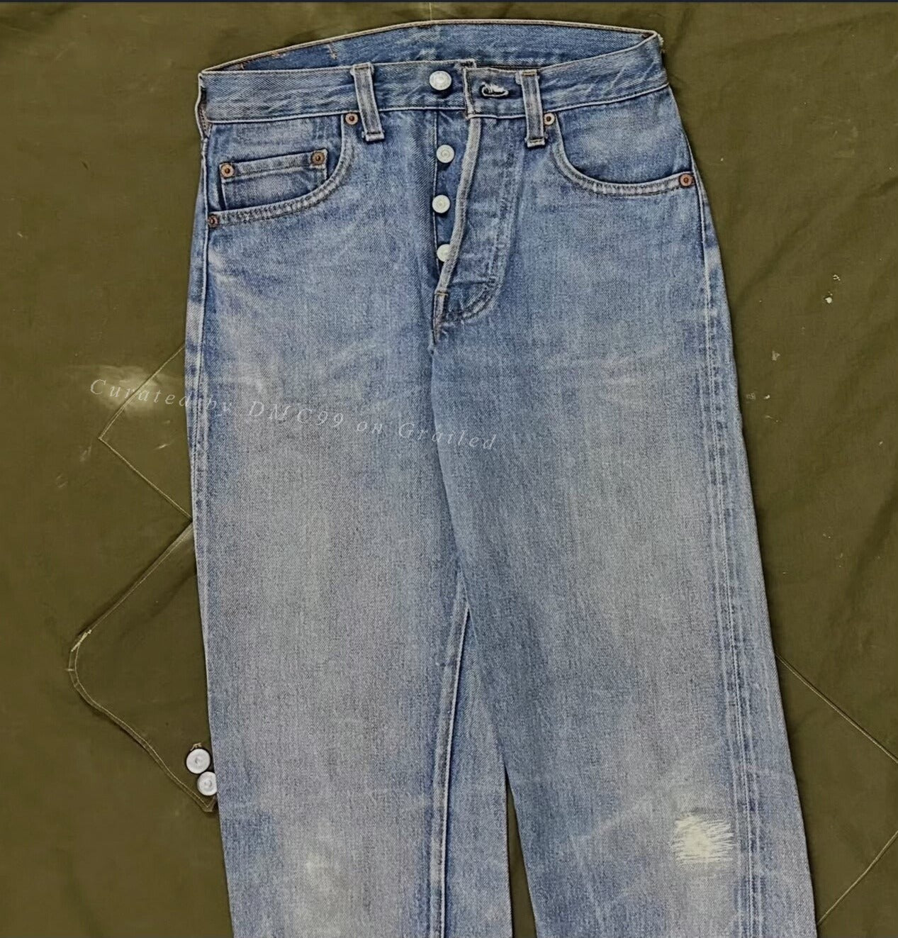 Vintage 1980s Levi's 501 Selvedge Denim