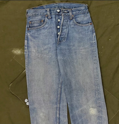 Vintage 1980s Levi's 501 Selvedge Denim