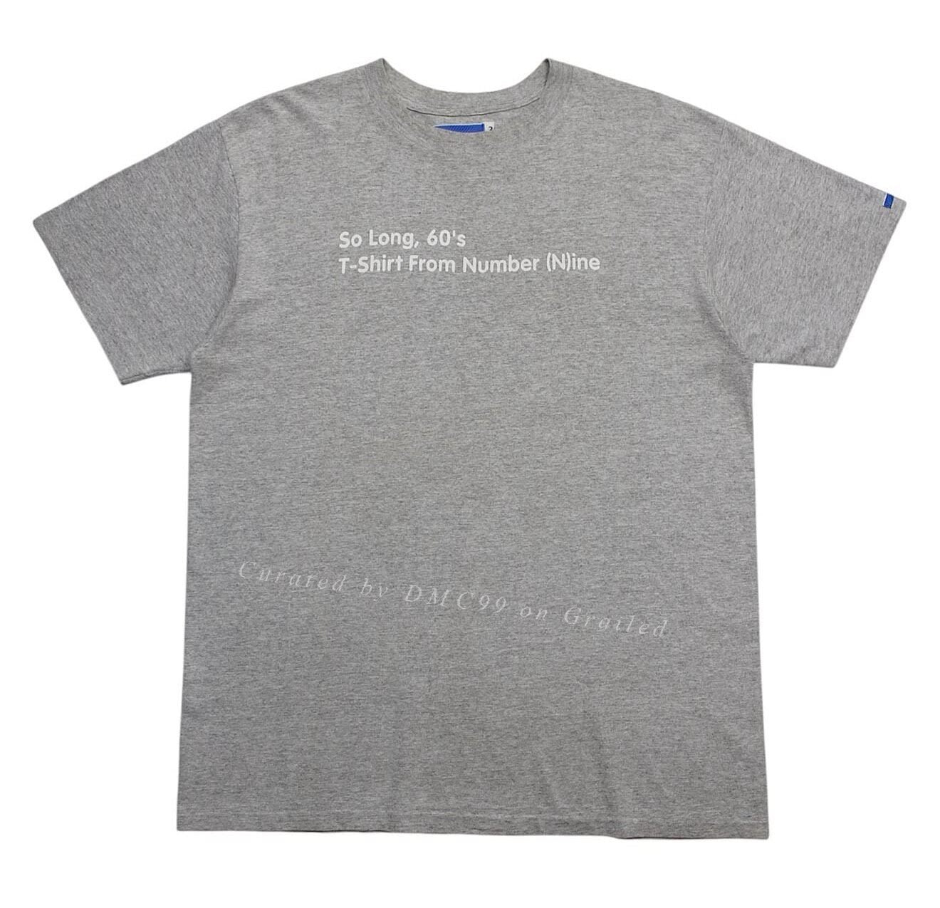 Vintage NUMBER (N)INE SS1998 Blue Tab Tee