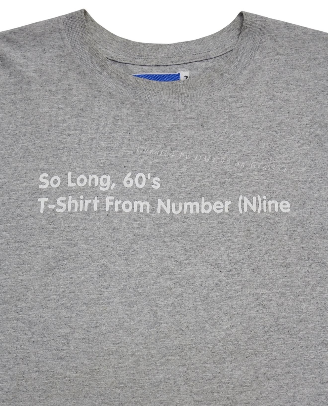 Vintage NUMBER (N)INE SS1998 Blue Tab Tee