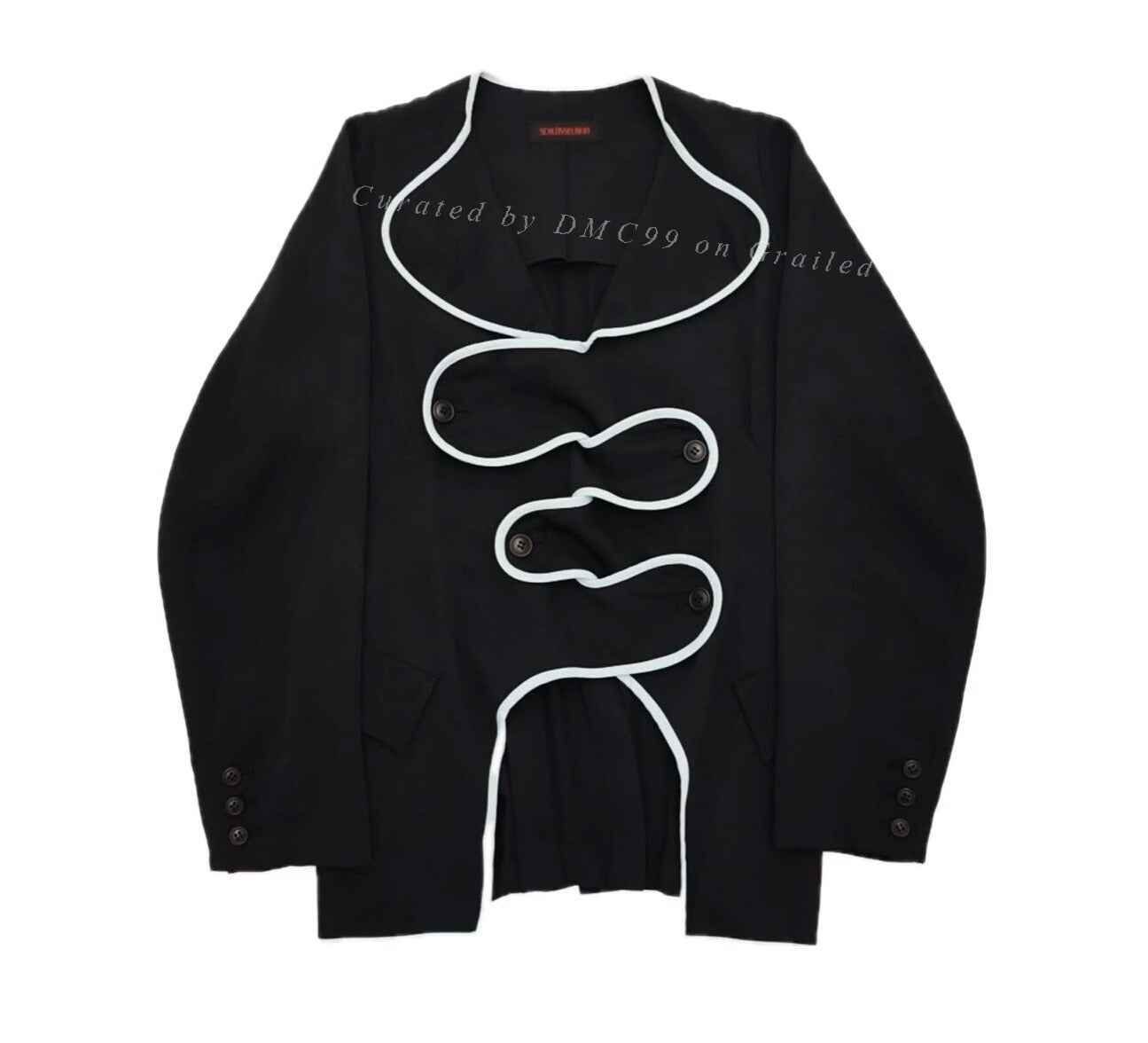 Vintage 1990s Yohji Schlusselbein Rayon Jacket