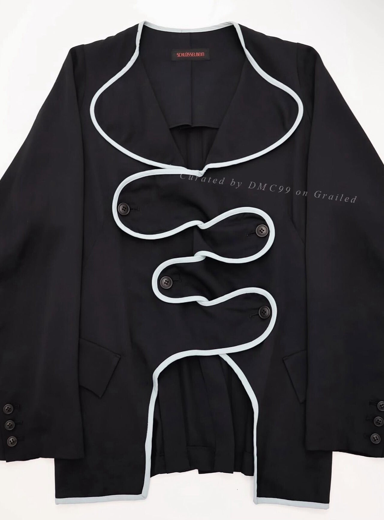 Vintage 1990s Yohji Schlusselbein Rayon Jacket