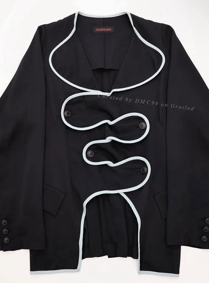 Vintage 1990s Yohji Schlusselbein Rayon Jacket