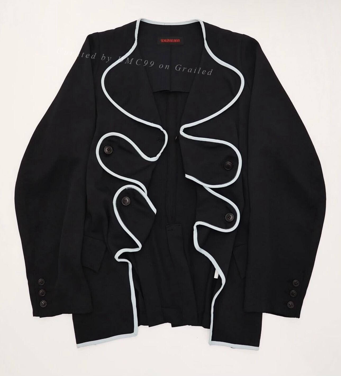 Vintage 1990s Yohji Schlusselbein Rayon Jacket