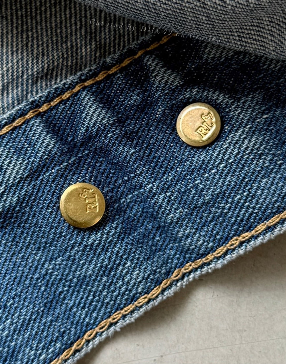 Vintage 2007 Polo Ralph Lauren Western Denim Jacket