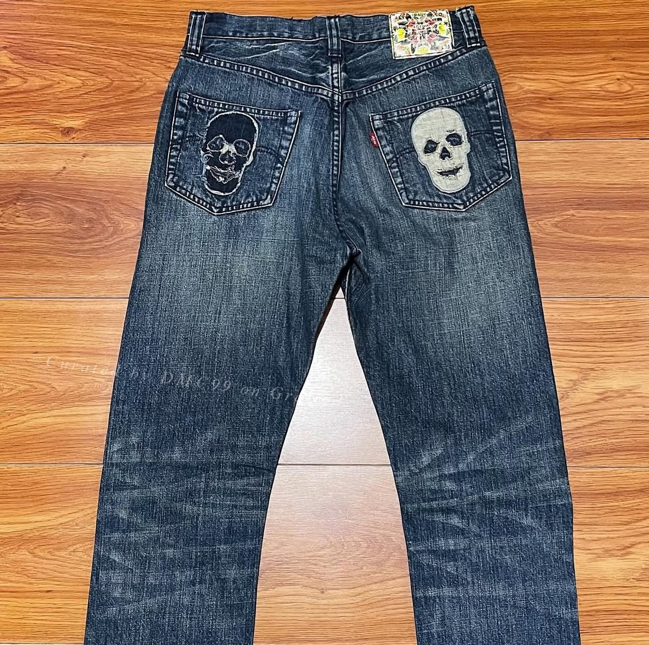 Vintage Levi's FW08 Hirst Skull Jeans