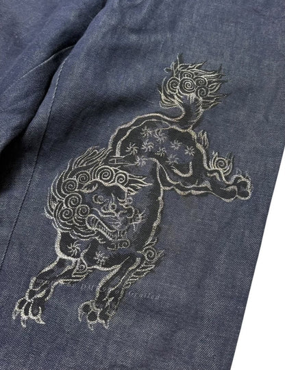 Vintage 1990s Jean Paul Gaultier Objet Homme Denim Pant