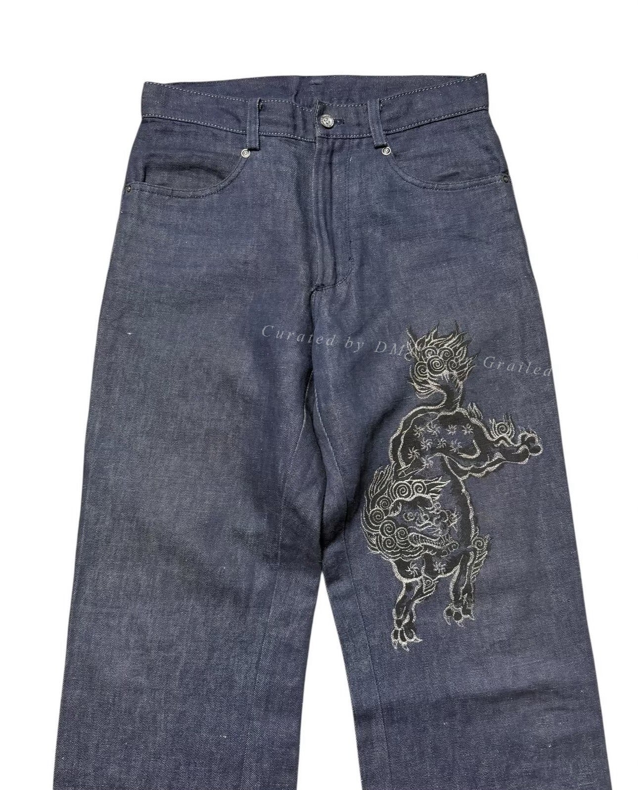 Vintage 1990s Jean Paul Gaultier Objet Homme Denim Pant