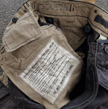 Vintage Double RL Military Cargo Trousers